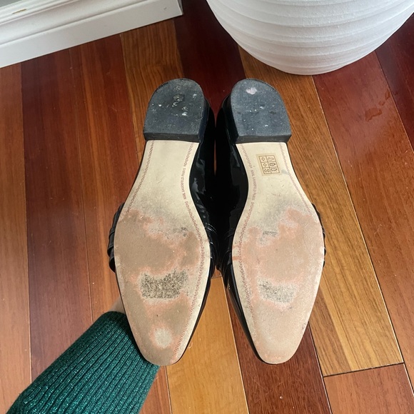 Karl Lagerfeld Shiny Black Loafers Size 9 - Picture 5 of 5